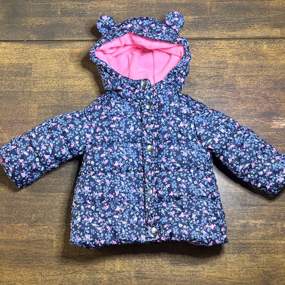 Carter's Infant Floral Puffer Jacket